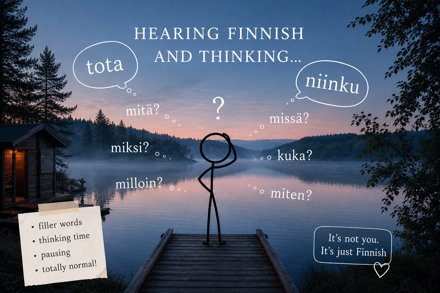 🇫🇮 “Tota” and “niinku” — the Finnish words you will hear absolutely everywhere